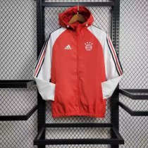 2024  Bayern Munich Red Windbreaker