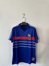 1982/1984 France Home Blue Fans Retro 1:1 Quality  Soccer Jersey