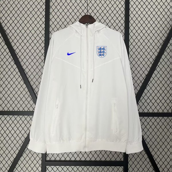 24/25 England  White Windbreaker