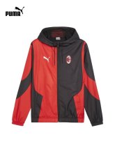 24/25 AC Milan Red Black Windbreaker