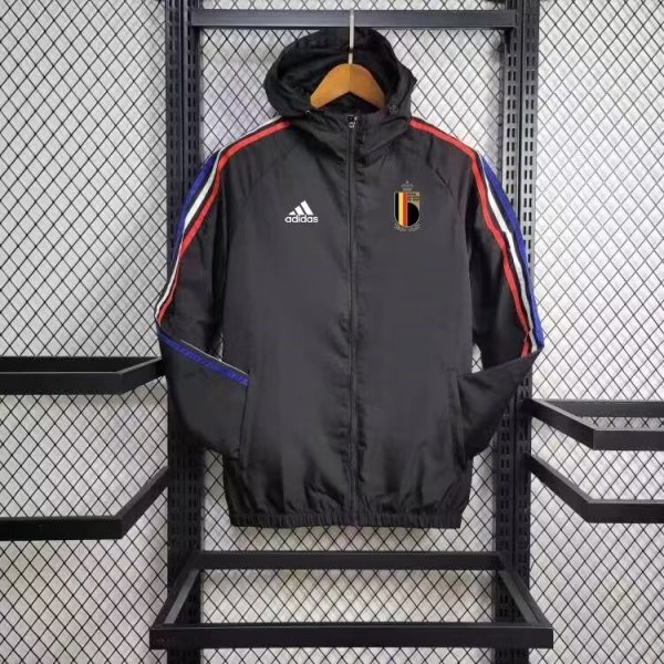 24/25 Belgium Black Windbreaker