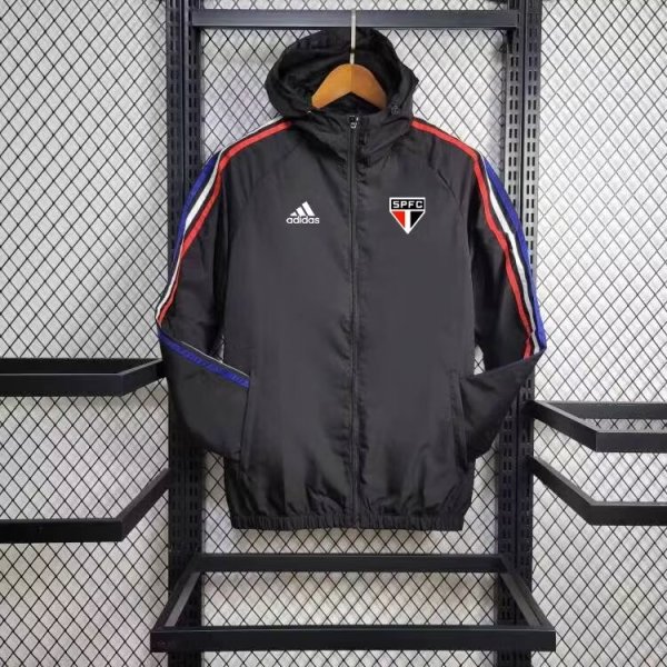 2024 Sao Paulo Black Windbreaker