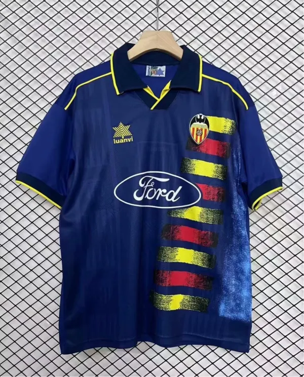1996/1997 Valencia  Away Fans Retro 1:1 Quality  Soccer Jersey