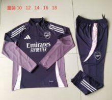24/25  Arsenal  Purple Kids 1:1 Quality Training Jersey