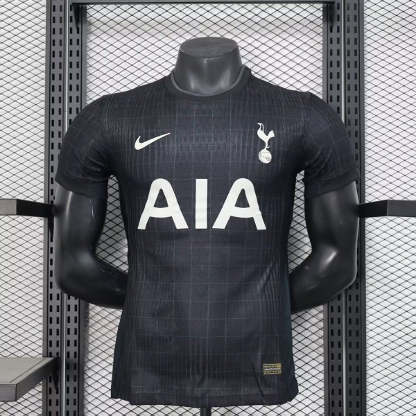 25/26 Tottenham Away Black Player 1:1 Quality Soccer Jersey