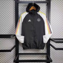 24/25  Manchester United  Black Windbreaker