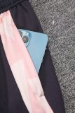 24/25  Arsenal Training Red and Blue Print 1:1 Quality Training Jersey