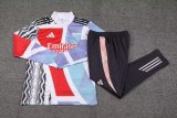 24/25  Arsenal Training Red and Blue Print 1:1 Quality Training Jersey