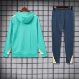 24/25 America Hooded Long Sleeved Blue 1:1 Training suit