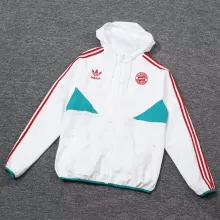 24/25  Bayern Munich White Windbreaker