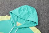 24/25 America Hooded Long Sleeved Blue 1:1 Training suit