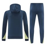 24/25 America Hooded Long Sleeved Blue 1:1 Training suit