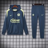 24/25 America Hooded Long Sleeved Blue 1:1 Training suit