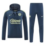 24/25 America Hooded Long Sleeved Blue 1:1 Training suit