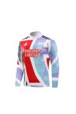 24/25  Arsenal Training Red and Blue Print 1:1 Quality Training Jersey