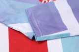 24/25  Arsenal Training Red and Blue Print 1:1 Quality Training Jersey