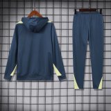 24/25 America Hooded Long Sleeved Blue 1:1 Training suit