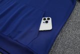 24/25 Brazil Hooded Long Sleeved Blue 1:1 Training suit