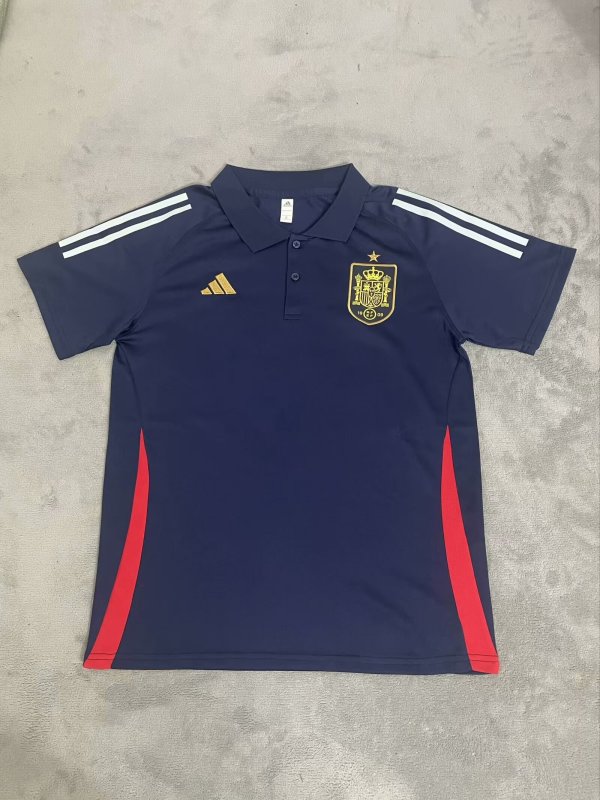 2024 Spain Polo shirt Fans 1:1 Quality Soccer Jersey