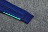 24/25 Brazil Hooded Long Sleeved Blue 1:1 Training suit