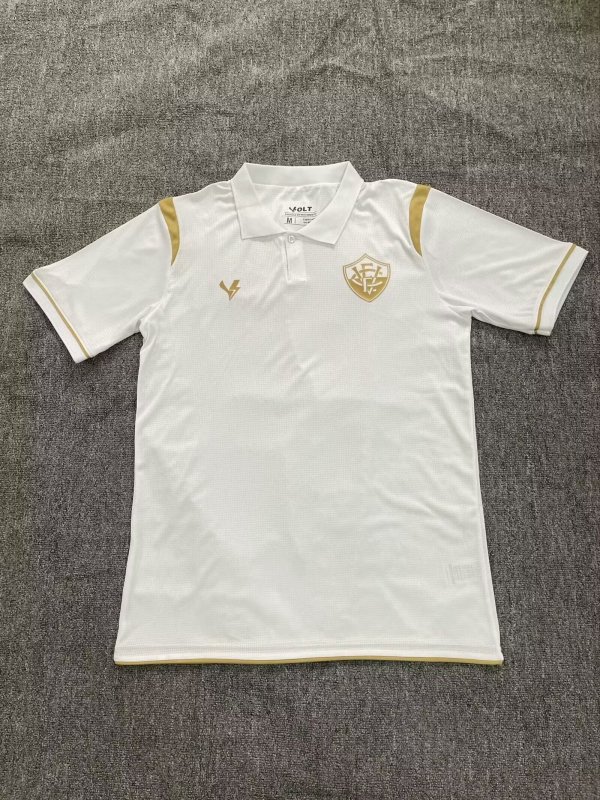 24/25 Vitória S.C  White Polo Fans 1:1 Quality Soccer Jersey