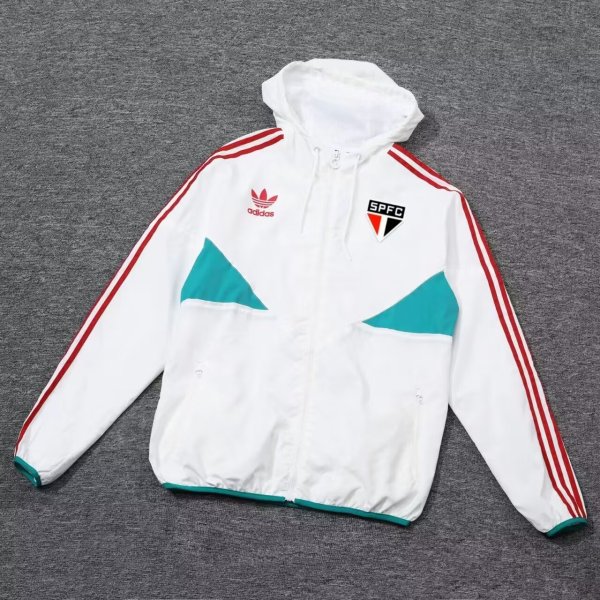 2024 Sao Paulo White Windbreaker