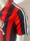 2001/2002 Bayer Leverkusen Home Fans Retro 1:1 Quality Soccer Jersey