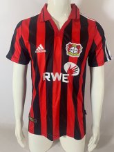 2001/2002 Bayer Leverkusen Home Fans Retro 1:1 Quality Soccer Jersey
