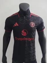 24/25 Manchester United Black Special Edition Player 1:1 Quality Soccer Jersey