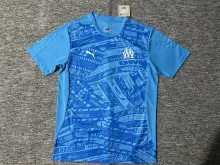 24/25 Marseille Pre match uniform Fans 1:1 Quality Soccer Jersey