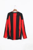 2010/2011 AC Milan Home Long Sleeve 1:1 Quality Retro Soccer Jersey