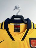 1996/1997 Arsenal Away Long Sleeve 1:1 Quality Retro Soccer Jersey