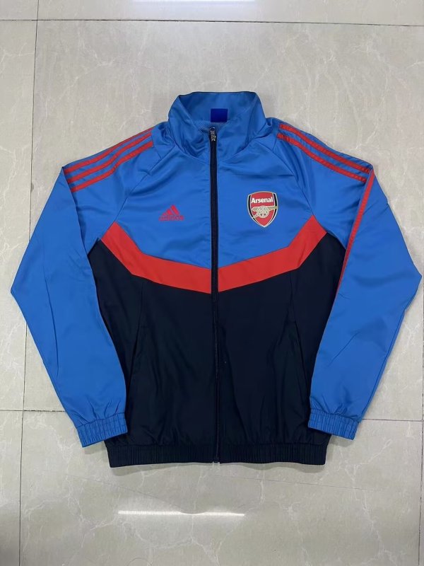 24/25 Arsenal Black and Blue Windbreaker