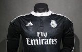 2014/2015  Real Madrid  Away  Black Long Sleeve Player Retro 1:1 Quality Soccer Jersey