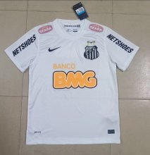 2012/2013  Santos  Home White Retro 1:1 Quality Soccer Jersey