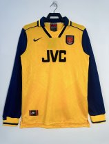 1996/1997 Arsenal Away Long Sleeve 1:1 Quality Retro Soccer Jersey