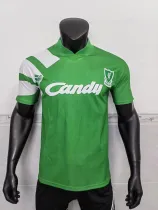 1991/1992  Liverpool  Away Fans Retro 1:1 Quality  Soccer Jersey