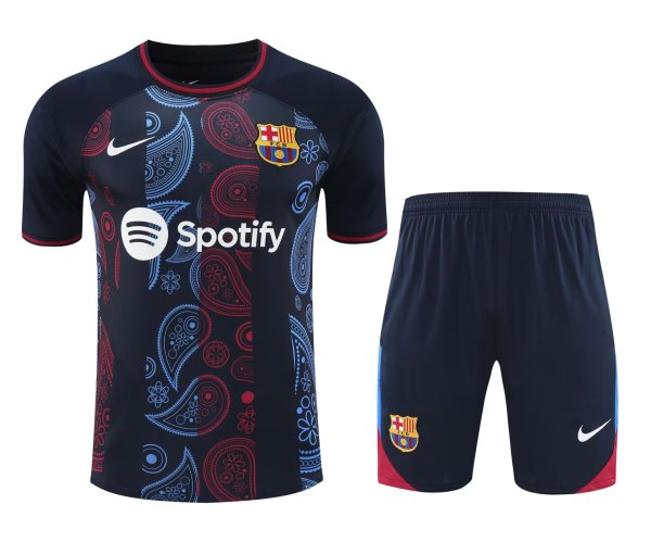 24/25 Barcelona Navy Blue 1:1 Quality Training Jersey（A-Set）