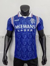 1996/1997 Rangers Home Fans Retro 1:1 Quality Soccer Jersey