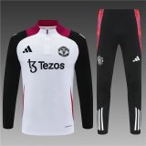 24/25  Manchester United White 1:1 Quality Training Jersey