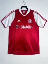 2003/2004 Bayern Home Red Fans Retro 1:1 Quality Soccer Jersey