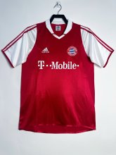 2003/2004 Bayern Home Red Fans Retro 1:1 Quality Soccer Jersey