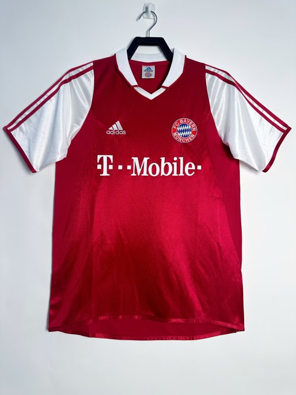 2003/2004 Bayern Home Red Fans Retro 1:1 Quality Soccer Jersey