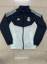 24/25  Real Madrid White Black Windbreaker