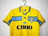1998/1999 Lazio Third Yellow Retro Fans 1:1 Quality  Soccer Jersey