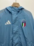 24/25 Italy Blue  Windbreaker