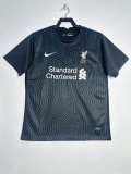 2020/2021 Liverpool Black Goalkeeper Fans Retro 1:1 Quality Soccer Jersey