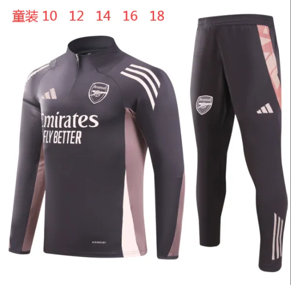 24/25  Arsenal  Purple Kids  1:1 Quality Training Jersey