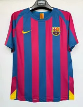2005/2006 Barcelona Home Fans Retro 1:1  Quality Soccer Jersey