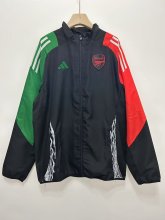 24/25 Arsenal Black Windbreaker